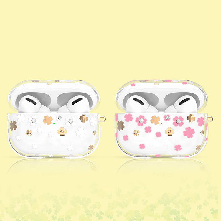

Чехол PQY Lucky для Apple AirPods Pro Клевер Kingxbar Lucky Series AirPods Pro Case-Clover