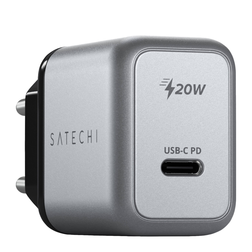 Сетевой адаптер Satechi 20W Type-C PD Серый 