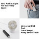 Фонарик - внешний аккумулятор Solove X3s 3000mah Чёрный - Изображение 142715