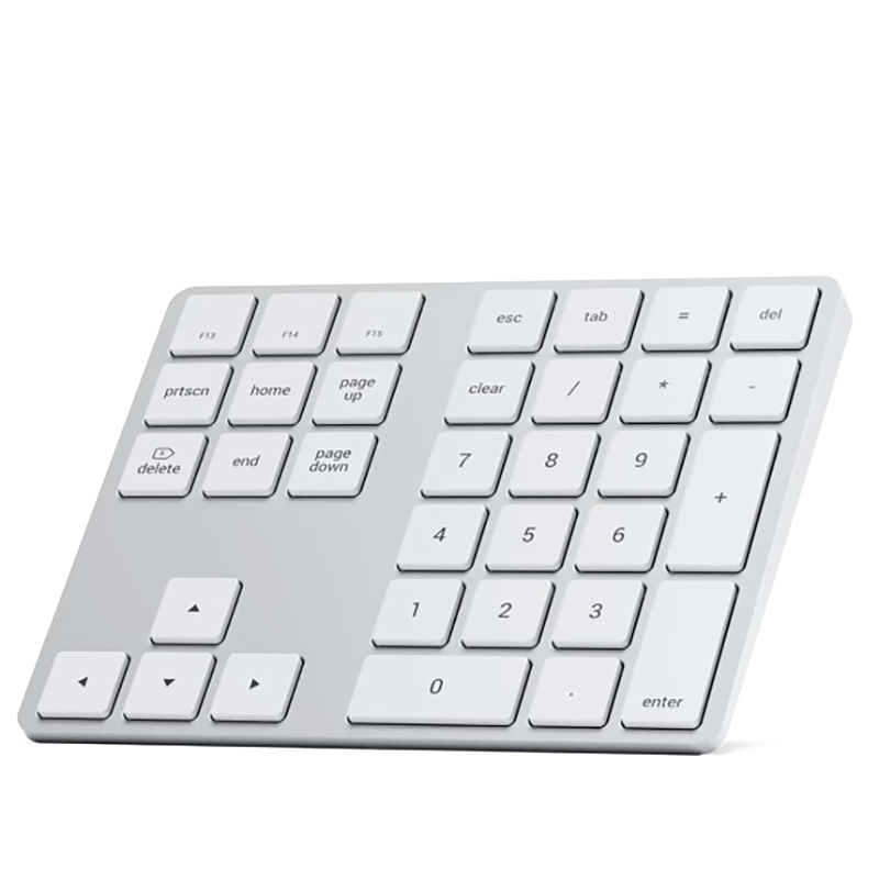 Беспроводной блок клавиатуры Satechi Aluminum Extended Keypad Серебряный 