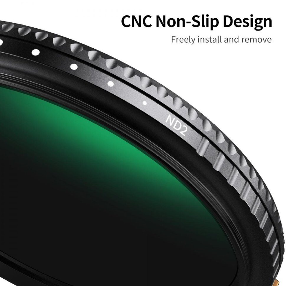 

Светофильтр K&F Concept Nano-X ND2-400 55мм KF01.1460