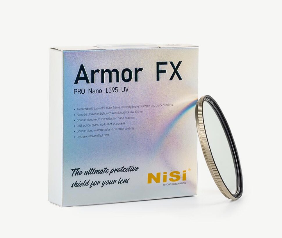 

Светофильтр NiSi Armor FX PRO Nano L395 UV 58мм