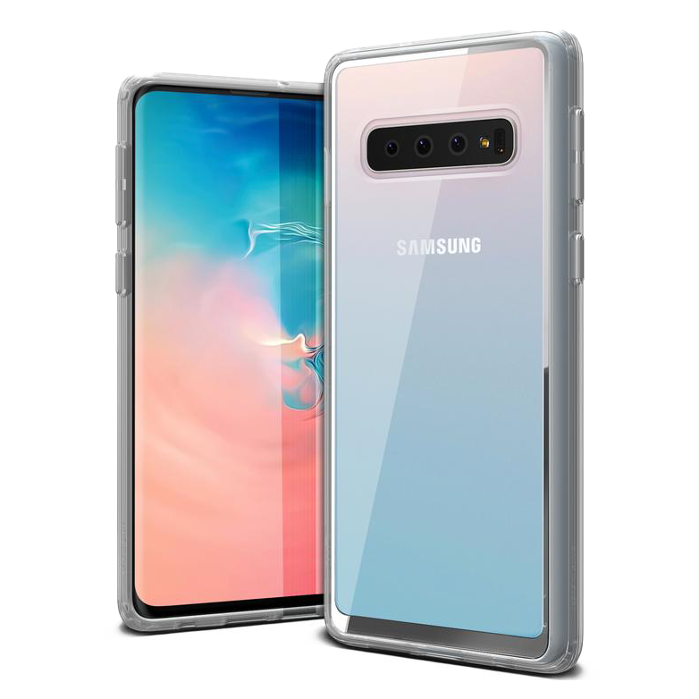 Чехол VRS Design Crystal Chrome для Galaxy S10 Clear 