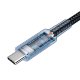 Кабель Baseus Cafule Type-C PD3.1 Gen2 100W 1м Черный-Серый - Изображение 120727