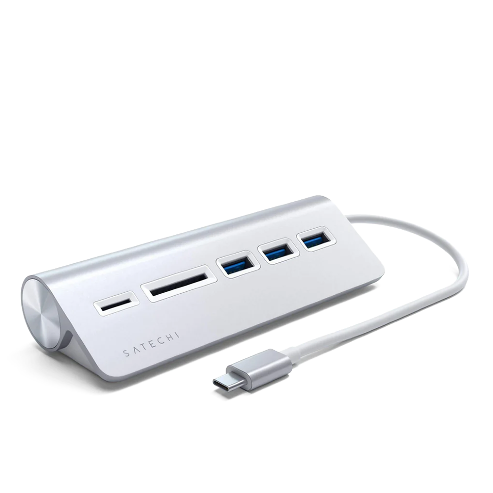 Хаб Satechi USB-C Combo HUB for desktop Серебро 