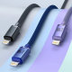 Кабель Baseus Crystal Shine CW-FXP USB - Lightning 2.4A 1.2м Синий - Изображение 206430