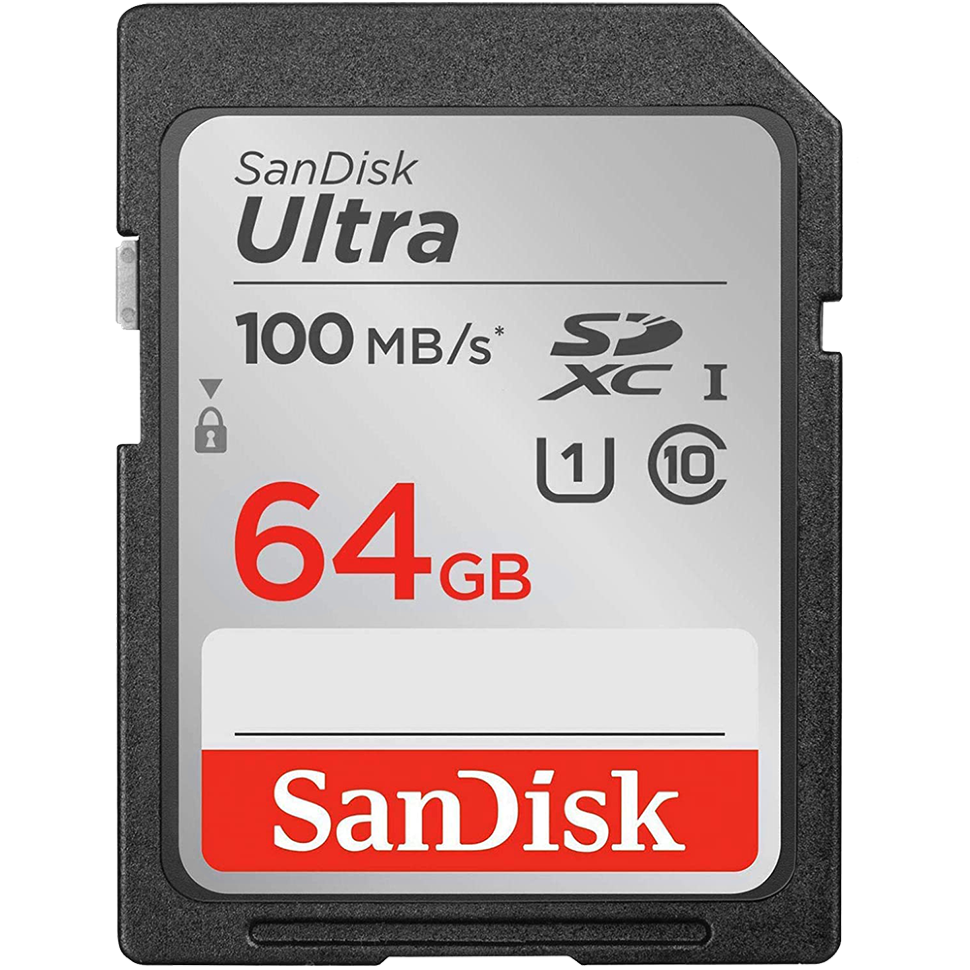 Карта памяти SanDisk Ultra 64GB SDXC Class 10 UHS-I 