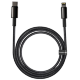 Кабель Baseus Tungsten Gold Type-C - Lightning 20W 1м Чёрный - Изображение 175362