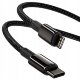 Кабель Baseus Tungsten Gold Type-C - Lightning 20W 1м Чёрный - Изображение 175365