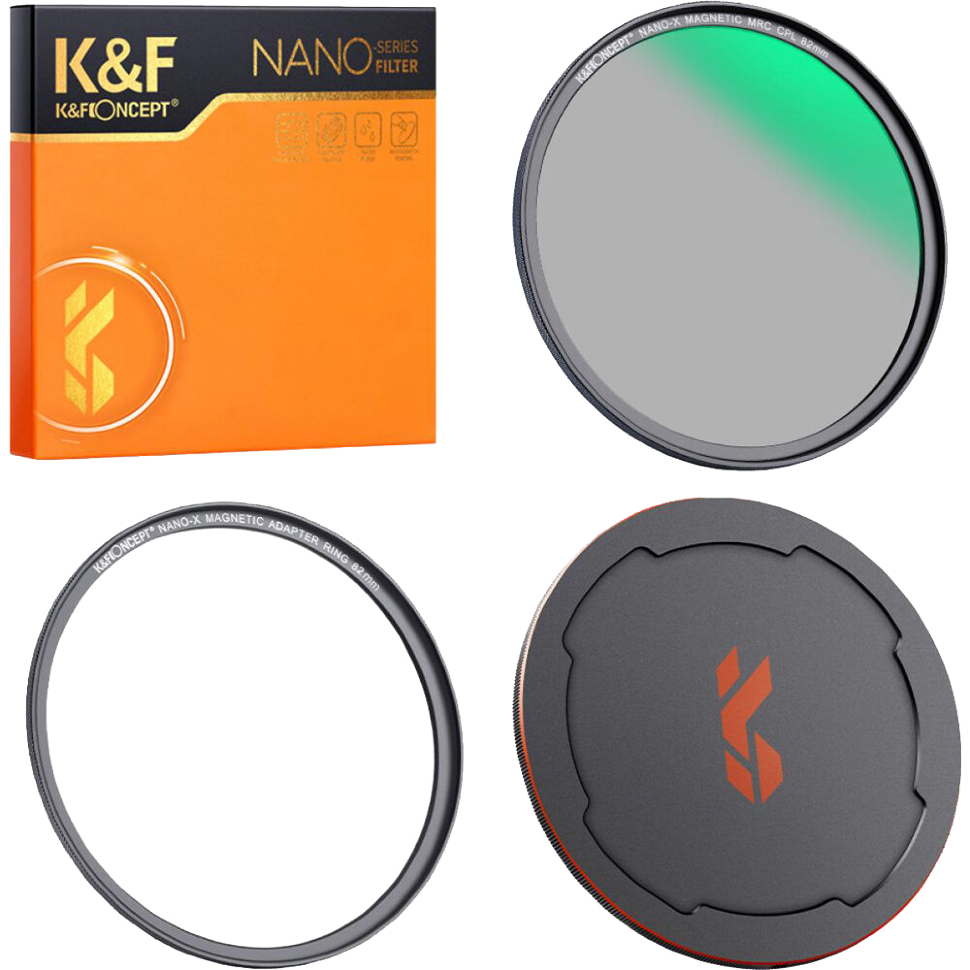 Светофильтр K&amp;F Concept Nano-X Magnetic CPL 67мм 