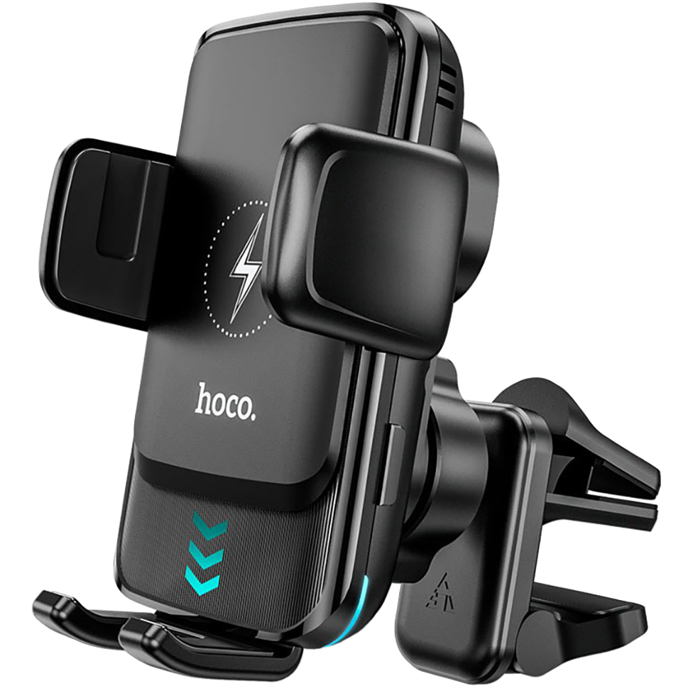 Автодержатель с беспроводной зарядкой HOCO S35 15W Чёрный 