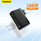 Сетевой адаптер Baseus GaN5 Pro 140W Белый (+кабель Type-C 1м) - Изображение 215119