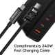 Сетевой адаптер Baseus GaN5 Pro 140W Белый (+кабель Type-C 1м) - Изображение 215124