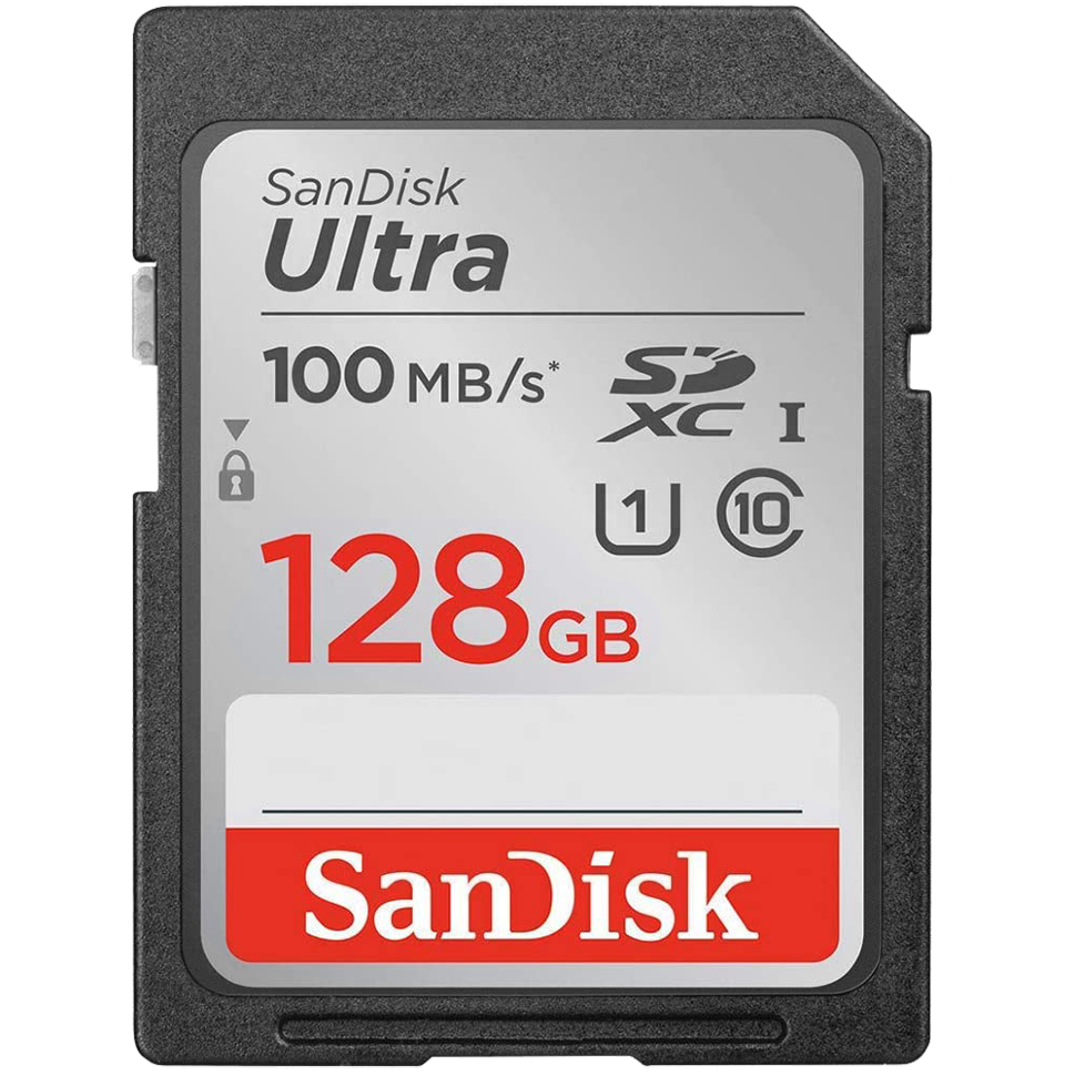 Карта памяти SanDisk Ultra 128GB SDXC Class 10 UHS-I 