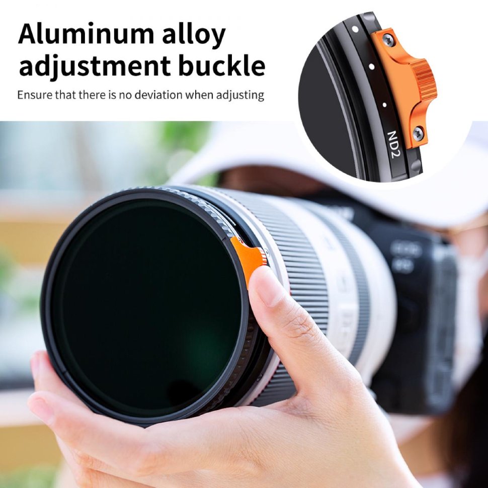 

Светофильтр K&F Concept Nano-X ND2-400 62мм KF01.1462