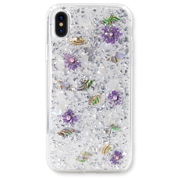 Чехол PQY Shell для iPhone Xs Max Серебро 