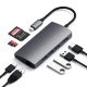 Хаб Satechi Aluminum Multi-Port Adapter V2 Серый - Изображение 202267