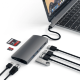 Хаб Satechi Aluminum Multi-Port Adapter V2 Серый - Изображение 202269