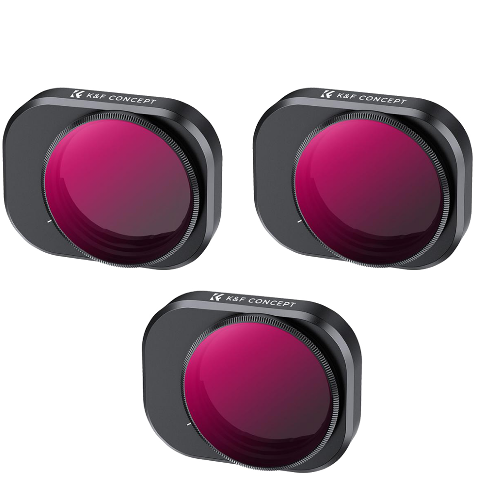 Комплект светофильтров K&amp;F Concept Nano-X ND/PL для DJI Mini 4 Pro (3шт) 