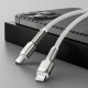 Кабель Baseus Cafule Metal Type-C - Lightning PD 20W 0.25м Чёрный - Изображение 176031