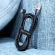 Лента для стяжки Baseus Colourful Circle Velcro strap 3м Чёрный - Изображение 105560