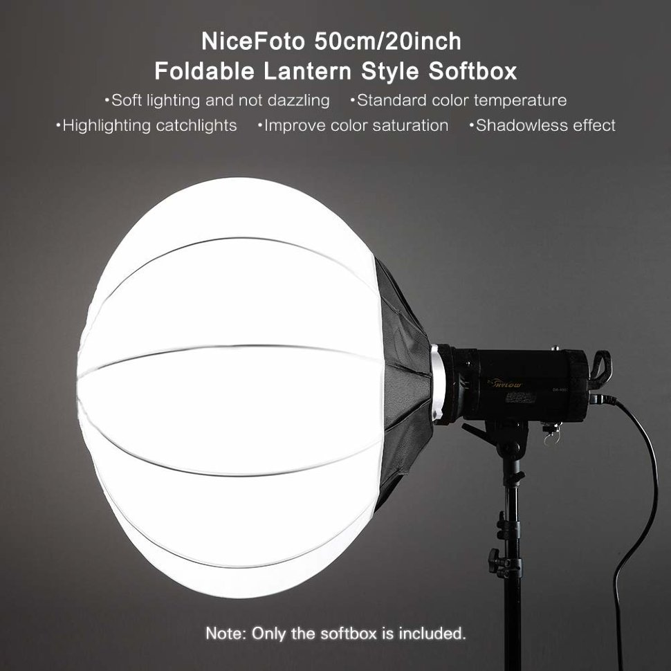 Софтбокс NiceFoto globe softbox 50cm 612104