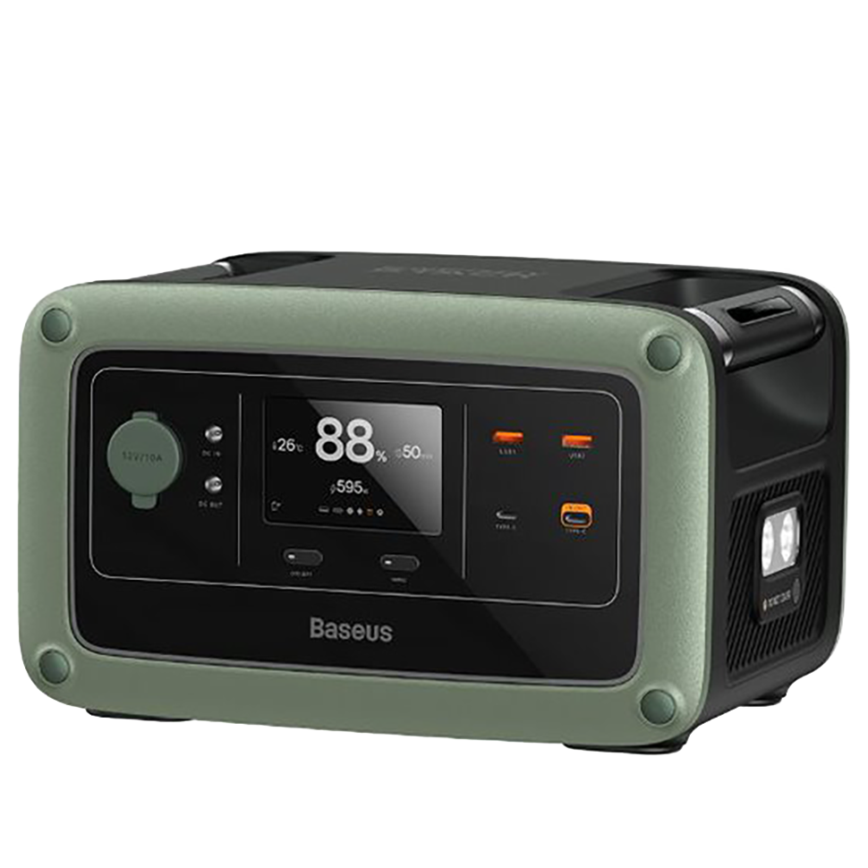 Зарядная станция Baseus Energy Stack 600W Зелёная 