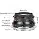 Объектив 7Artisans 35mm F1.2 Z-mount Чёрный - Изображение 127210
