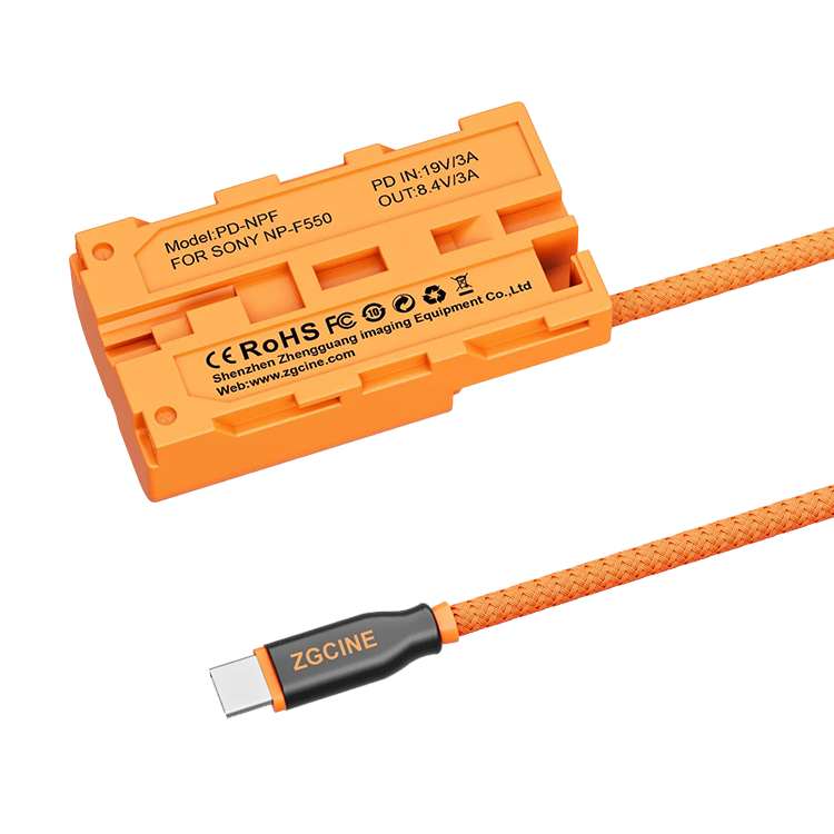 

Адаптер питания ZGCine NP-F550 - Type-C PD-NPF