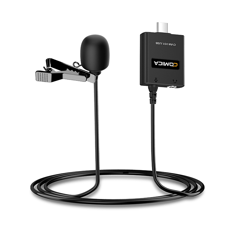 Микрофон петличный CoMica CVM-V01.USB 