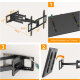 Кронштейн настенный Forging Mount Heavy Duty Full Motion TV (65 - 100") - Изображение 271668