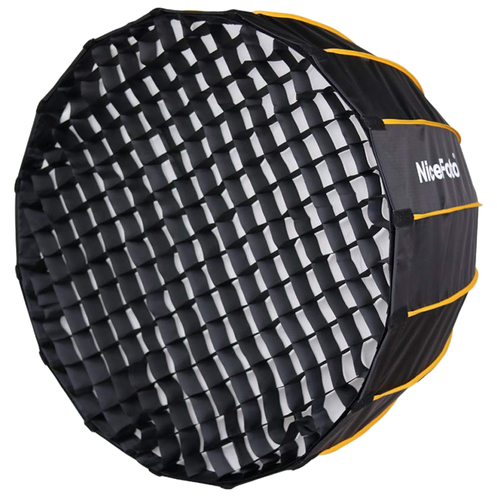 Софтбокс NiceFoto Quick Professional LED-Ø90 II с сотами 