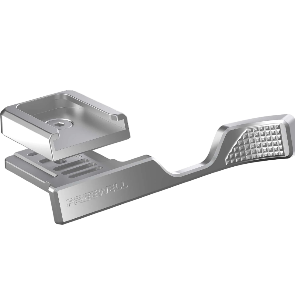 Упор для большого пальца Freewell Thumb Grip + Сold shoe для Fujifilm X100VI Серебро 