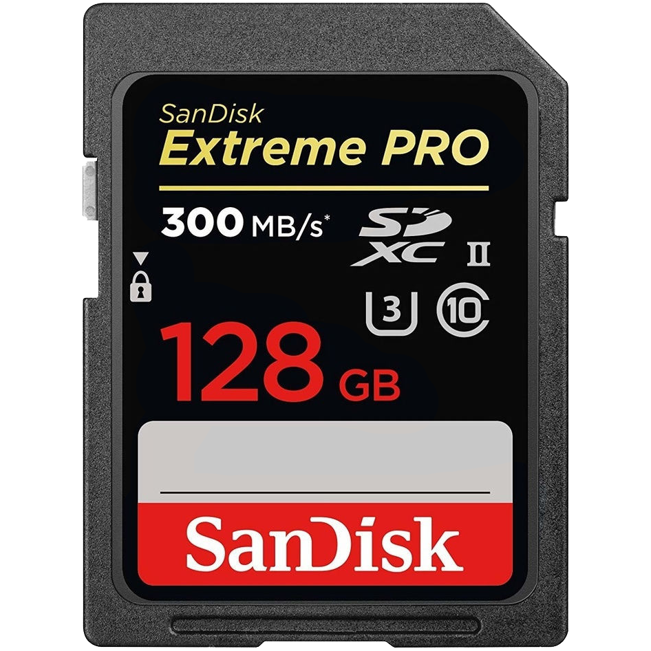 Карта памяти SanDisk Extreme Pro SDXC 128GB UHS-II 