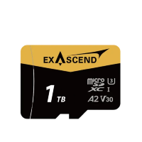 Артикул: 82271. Карта памяти Exascend Catalyst UHS-I microSD V30 1TB + адаптер SD
