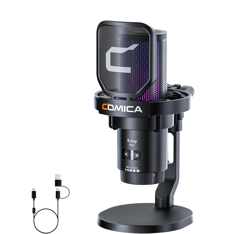 Микрофон Comica EJoy Uni (D) проводной Чёрный 