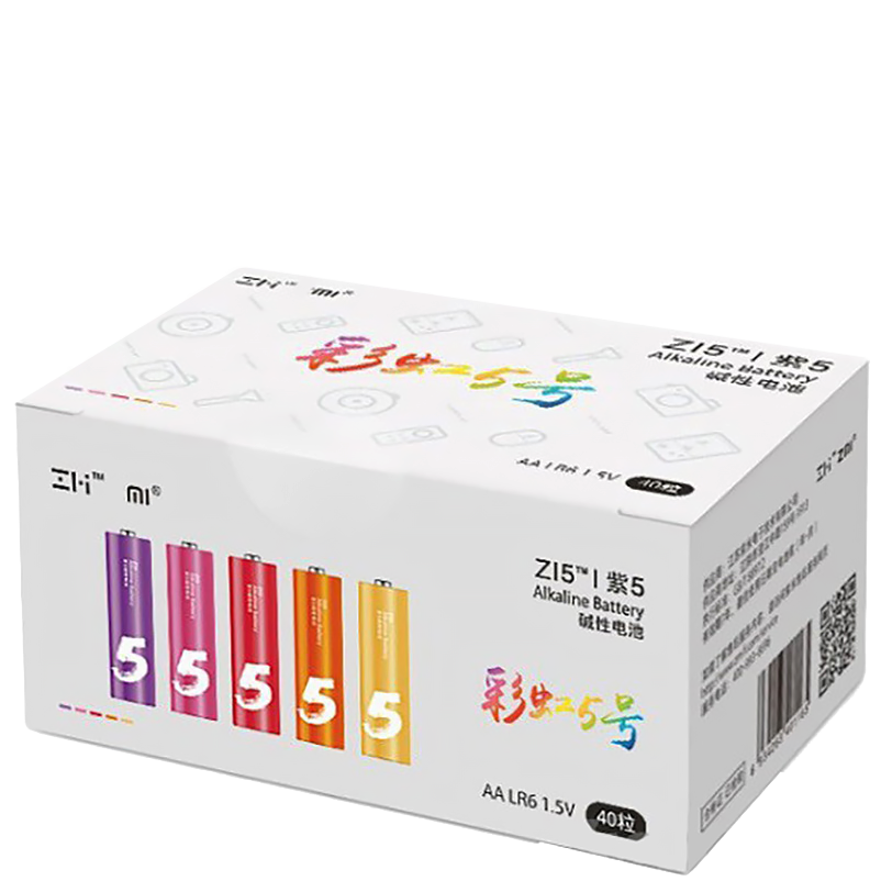 Батарейки ZMI Rainbow ZI5 AA 40 шт. 
