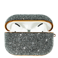 Артикул: 20672. Чехол PQY Crystal Fabric для Apple AirPods Pro Серебро