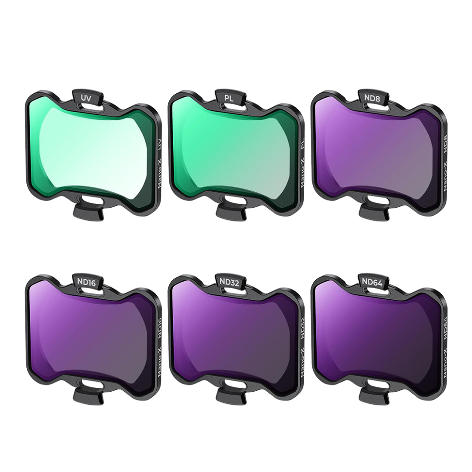 Комплект светофильтров K&amp;F Concept ND + UV + PL для DJI Avata 2 (6шт) 
