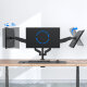 Кронштейн тройной настольный Forging Mount Triple Monitor Desk Stand (13 - 27'') - Изображение 271671