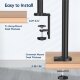 Кронштейн тройной настольный Forging Mount Triple Monitor Desk Stand (13 - 27'') - Изображение 271673
