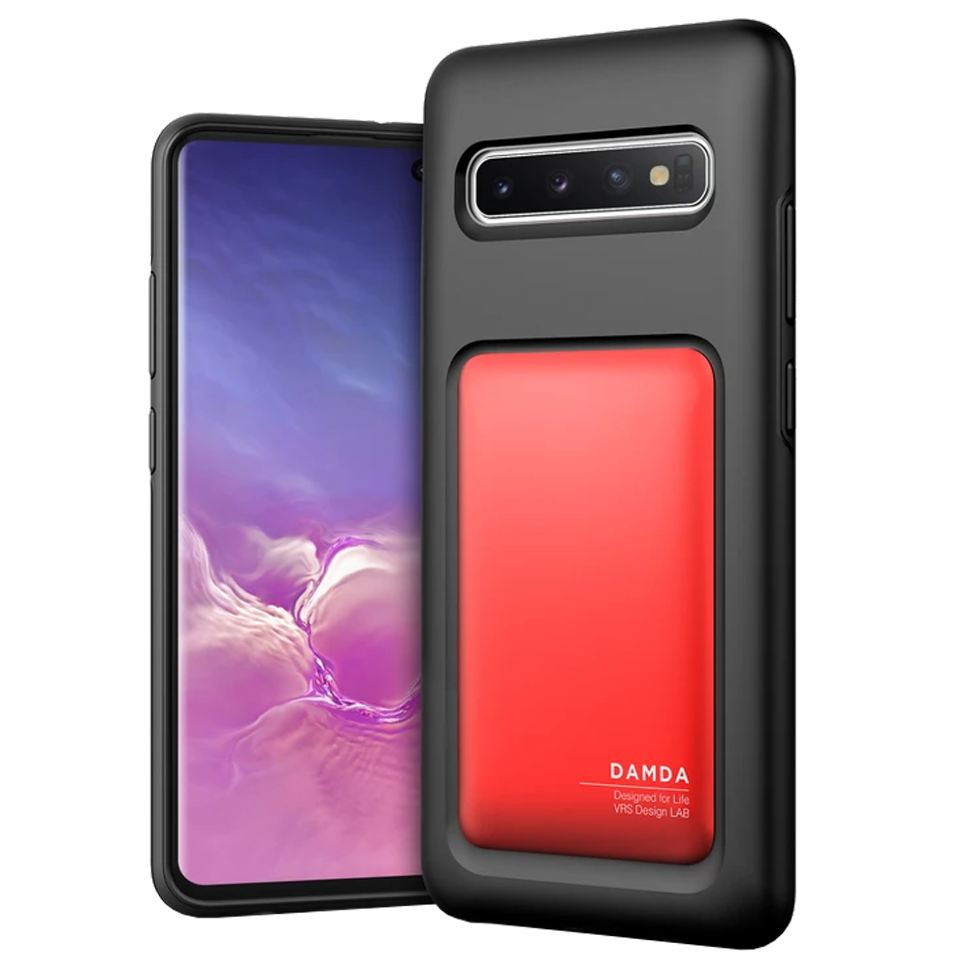 Чехол VRS Design Damda High Pro Shield для Galaxy S10 PLUS Deep Red 