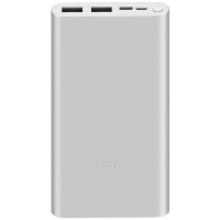 Артикул: 19472. Внешний аккумулятор Xiaomi Mi Power Bank 3 10000mAh 18W Fast Charge Серебро