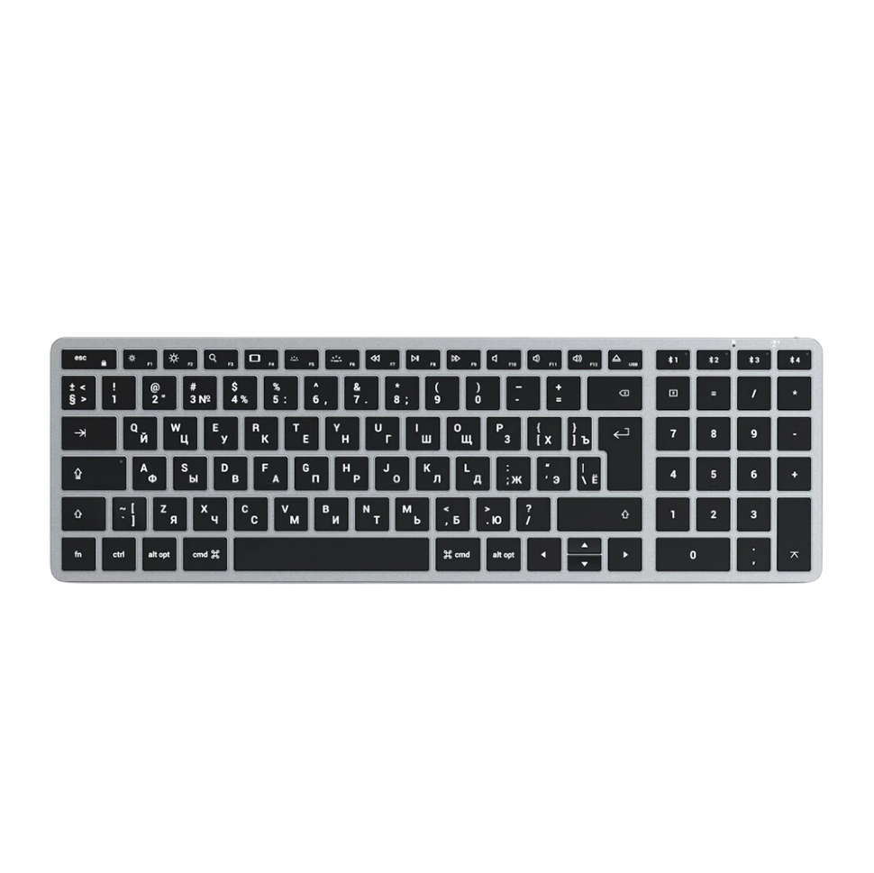Клавиатура Satechi Slim X2 Bluetooth RU Серая 