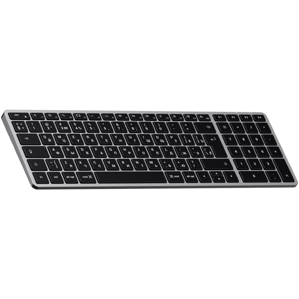 

Клавиатура Satechi Slim X2 Bluetooth RU Серая ST-BTSX2M-RU