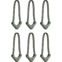Артикул: 85573. Пуллер-петля для молнии WANDRD WORRYLESS Zipper Puller Зелёная (6 пар)