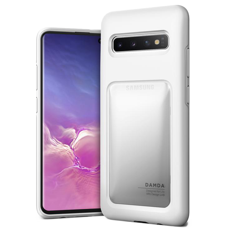 Чехол VRS Design Damda High Pro Shield для Galaxy S10 PLUS Misty White 