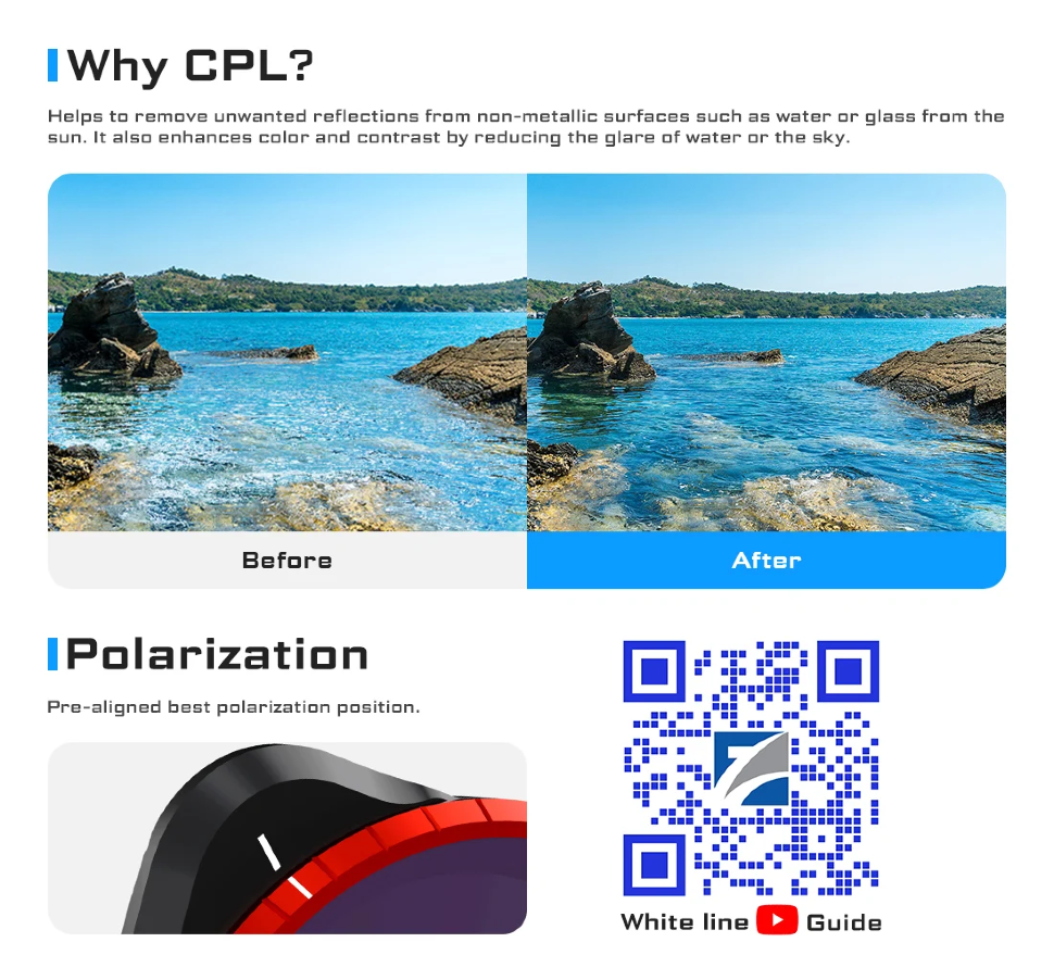 

Светофильтр Freewell CPL для DJI Mavic 3 Classic FW-M3C-CPL