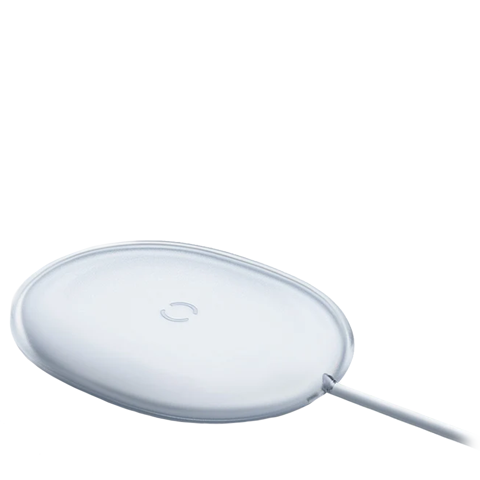 Беспроводная зарядка Baseus Jelly 15W Белая 