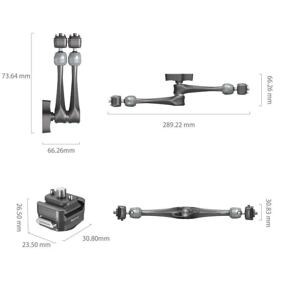 

Magic Arm SmallRig HawkLock H21 QR Rosette (11") 4489